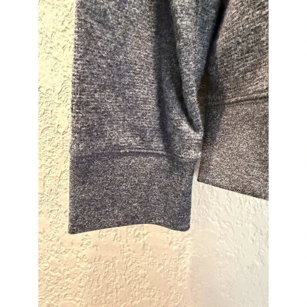 Banana Republic Mens Crewneck Pullover Sweatshirt Dark Heather Gray XL